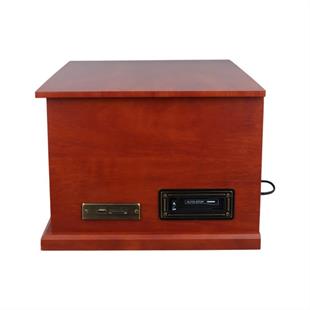 MagicVoice F39 Retro Vintage Çanta Pikap - CD - Kaset - Radyo - Bluetooth - AUX - USB Mp3 Çalar