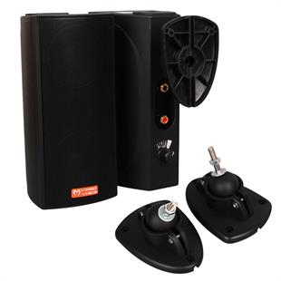 MagicVoice MV-19 2x7.5 CM 40 Watt Komütatörlü Hat Trafolu Siyah Sütun Hoparlör (2li Takım)