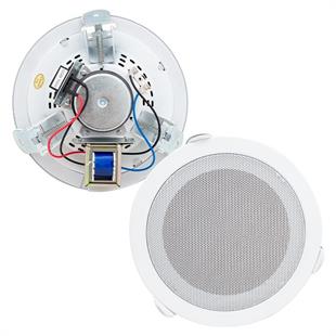 MagicVoice MV-6695 18 CM 6 Watt Beyaz Trafolu Metal Kasa Alçıpan Hoparlör