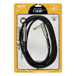 MagicVoice LD377 2 Metre 6.35mm Mono Erkek Jak (TS) L Tipi Ses Kablosu Metal Jack