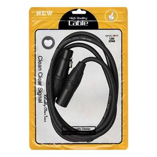 MagicVoice LD381 1.5 Metre Canon XLR Dişi - Canon XLR Erkek Stereo Plastik Jak Mikrofon Ses Kablosu