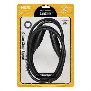 MagicVoice LD381 2 Metre Canon XLR Dişi - Canon XLR Erkek Stereo Plastik Jak Mikrofon Ses Kablosu