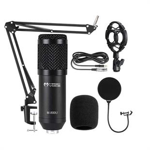 Magicvoice M-800U Profesyonel Kondanser Yayıncı Mikrofonu (+48V Phantom Power Uyumlu)