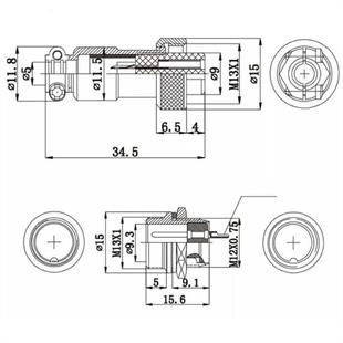 Magicvoice MV-29494 Dişi 4 Pinli Mini Mayk Fiş