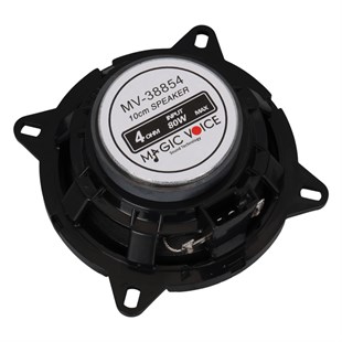 Magicvoice MV-38854 4 Ohm 80 Watt 10 cm Tekli Oto Hoparlör
