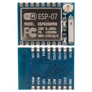 Mavi PCB ESP-07 WiFi Alıcı Verici Modülü 2.4GHz Kablosuz Antenli Haberleşme  IoT Kartı