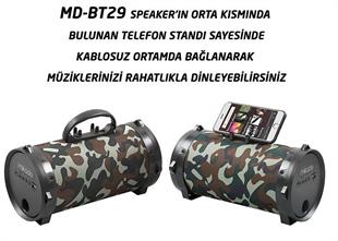 Mikado MD-BT29 5W  Bluetooth TF+FM kamuflaj