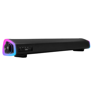 Mikado MD-SBT26 Siyah 3W*2 1200mAh Bluetooth,FM,TF Card Led Işıklı Soundbar Speaker