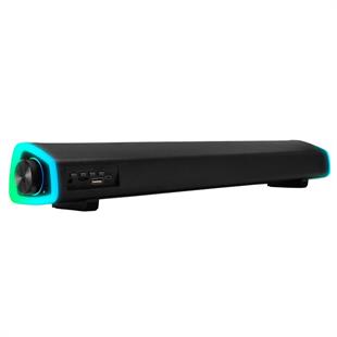 Mikado MD-SBT26 Siyah 3W*2 1200mAh Bluetooth,FM,TF Card Led Işıklı Soundbar Speaker