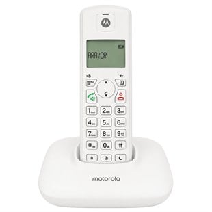 Motorola T401+ Dect Beyaz Telsiz Sabit Hat Kablosuz Telefon