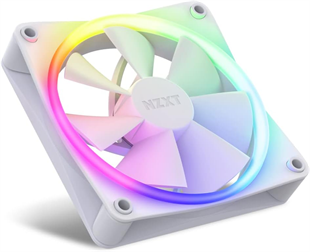 NZXT 120MM F120 RGB Beyaz PWM Kasa Fanı – RF-R12SF-W1