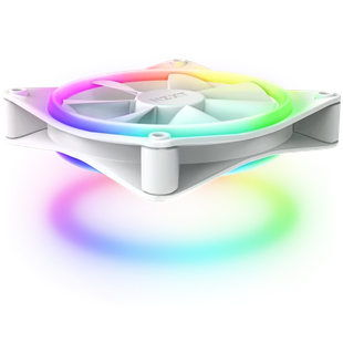 NZXT 140MM RF-D14SF-W1 F140 RGB Duo Single Kasa Fanı Beyaz