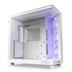 NZXT H6 FLOW RGB CC-H61FW-R1 Gaming Mid-Tower PC Kasası Beyaz