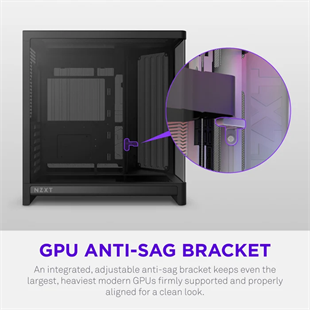 NZXT H6 RGB+ CC-H62FB-P1 Dual-Chamber Gaming Mid-Tower PC Kasası
