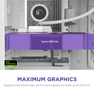 NZXT H9 FLOW 2025 CM-H92FW-01 Gaming Mid-Tower PC Kasası Beyaz