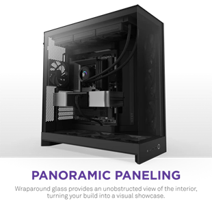 NZXT H9 FLOW CM-H92FB-01 Gaming Mid Tower PC Kasası