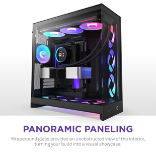 NZXT H9 FLOW RGB 2025 CM-H92FB-P1 Dual-Chamber EATX PC Kasası