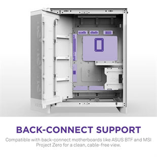 NZXT H9 FLOW RGB 2025 CM-H92FW-R1 Gaming Mid-Tower PC Kasası Beyaz