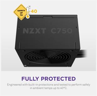 NZXT PA-7B3BB-EU 750W 80+ Bronze Siyah 12cm Fanlı Power Supply