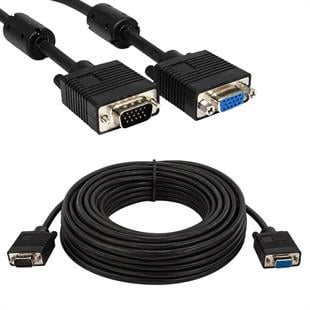 Narita HD15P Erkek/Dişi 15 Pin 30 Metre VGA Görüntü Uzatma Kablosu