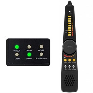 Novacom NVC-LT200 3 Lcd Ekranlı Tdr Metraj - Pse Voltaj - Network Kablo Test Cihazı
