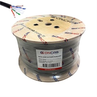 ONCAB CAT-6 U-UTP 24 AWG ECO (CCA/PE) 305LİK DATA VERİ İLETİŞİM KABLO - CABLE OC-6005