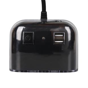 Olesson 1505 12-24V Çift USB Girişli 120W 80cm Kablolu 3LÜ Araç Çakmak Çoklayıcı