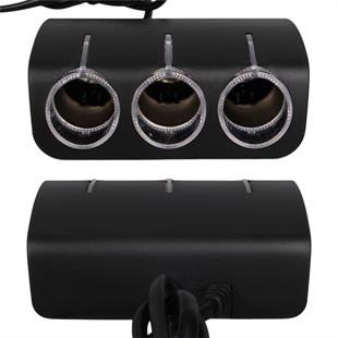 Olesson 1528 12-24V Tek USB Girişli 120W 80cm Kablolu 3LÜ Araç Çakmak Çoklayıcı