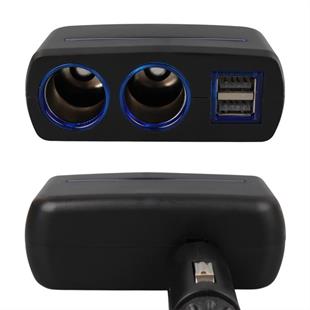 Olesson 1637 12-24V Çift USB Girişli 120W 2li Araç Çakmak Çoklayıcı