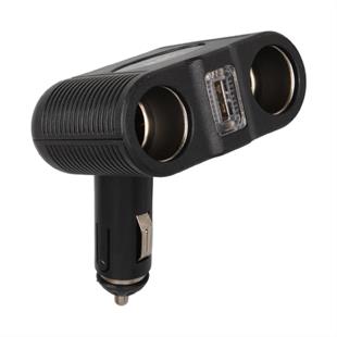 Olesson 1646 12-24V Tek USB Girişli 100W Çiftli Araç Çakmak Çoklayıcı