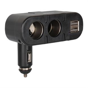 Olesson 1652 12-24V Çift USB Girişli 100W 2li Araç Çakmak Çoklayıcı