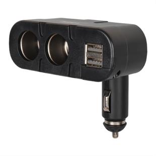 Olesson 1652 12-24V Çift USB Girişli 100W 2li Araç Çakmak Çoklayıcı