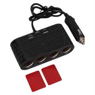 Olesson 1654 12-24V Çift USB - TYPE-C 120W 80cm Kablolu 4LÜ Araç Çakmak Çoklayıcı