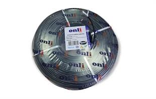 Onli 2X0,50 500m 2+1 PE OUTDOOR CCTV Siyah Kablo