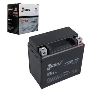 Orbus YTX5L-BS 12V 5A Motosiklet Aküsü (114 X 70 X 106 MM) (1.8Kg)