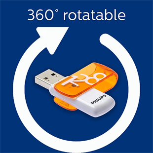 PHILIPS 128GB USB 2.0 Vivid FM12FD05B/00 Turuncu Taşınabilir Bellek