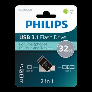 PHILIPS 32GB USB3.1 TYPE-C 100/150 MB/S FM32DC152B