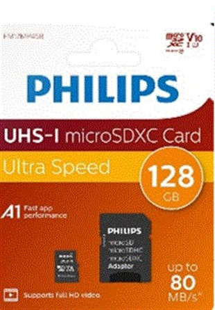 PHILIPS FM12MP45B Class10 128GB MicroSD Kart Bellek