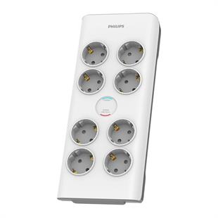 PHILIPS SPN7080WA/62 900J 8Lİ / 2M AKIM KORUMALI PRİZ