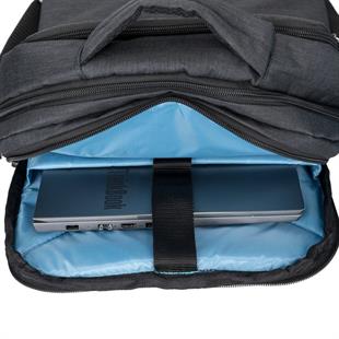 PLM OCTAGON NOTEBOOK SIRT ÇANTASI SİYAH 15.6