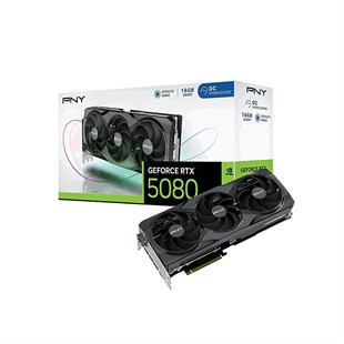 PNY  RTX5080 OC 16GB GDDR7 256Bit 3xDP/1xHDMI(VCG508016TFXPB1-O)