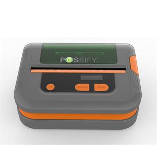 Possify  MP100H-BT Mobil Fiş-Barkod Yazıcı USB Blu