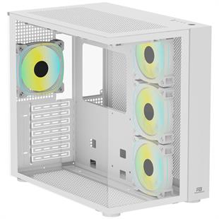 POWER BOOST PB-SS02W 7x ARGB FAN ATX SEA VIEW USB3.0 BEYAZ KASA