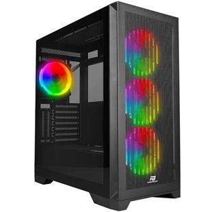 POWER BOOST VK-G4306S Powersız Siyah Mesh ARGB Ring Fanlı Full Tower E-ATX Kasa