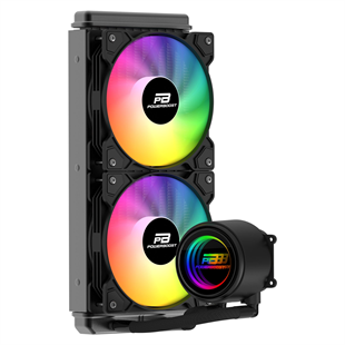 POWERBOOST 240MM CIRCLE 240B PB-LCS-CR240B Rainbow Fanlı AM5-1851p Sıvı Soğutmalı İşlemci Fanı