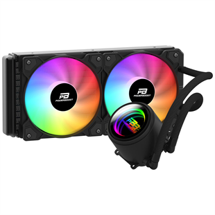 POWERBOOST 240MM CIRCLE 240B PB-LCS-CR240B Rainbow Fanlı AM5-1851p Sıvı Soğutmalı İşlemci Fanı