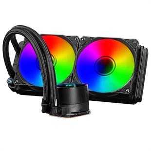 POWERBOOST 240mm DEEP PB-LCS-PI240 ARGB Sıvı Soğutmalı AM5-1851p İşlemci Fanı