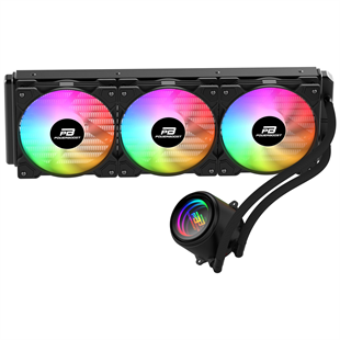 POWERBOOST 360MM CIRCLE 360B PB-LCS-CR360B Rainbow Fanlı AM5-1851p Sıvı Soğutmalı İşlemci Fanı