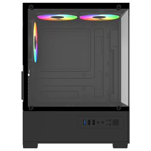 POWERBOOST 500W PB-M5001B 3-Rainbow Fanlı Micro-Tower PC Kasası