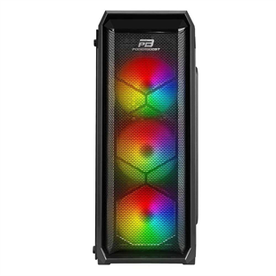 POWERBOOST 600W 80+ VK-P15B 4-ARGB Fanlı Gaming Mid-Tower PC Kasası